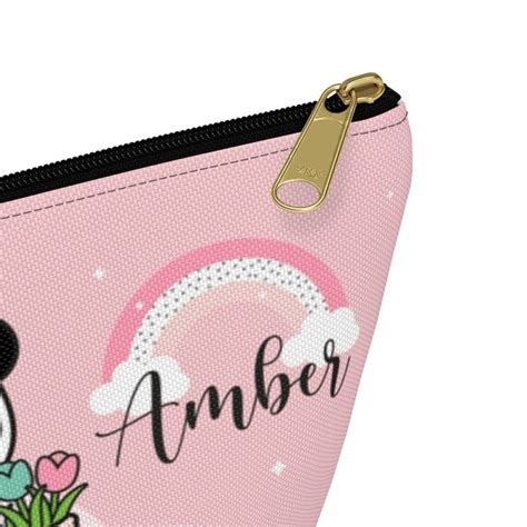 personalized zippered pencil pouch